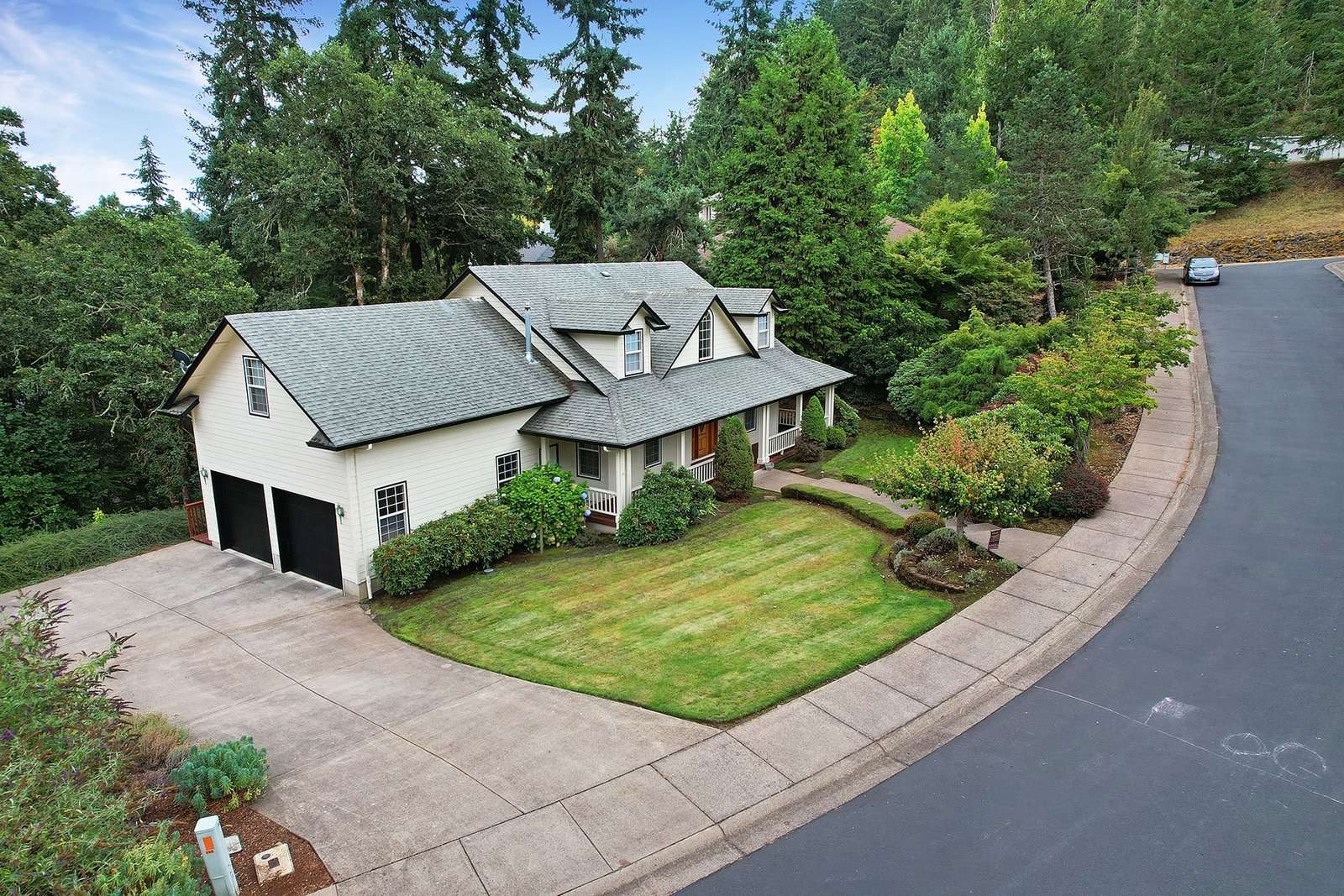 Beautiful home located on a suburban street